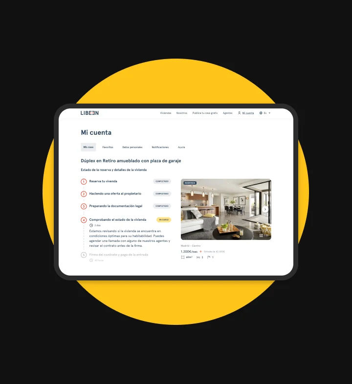 Libeen backoffice screenshot